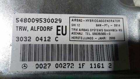 Foto 3ª: Airbag Lateral Delantero Izquierdo Mercedes Clase C 160 2.2 CDI CAT BERLINA 143CV 105KW [OM611962] (2000)