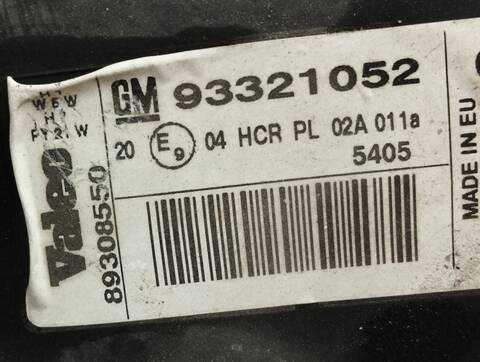 Foto 4ª: Faro Izquierdo Opel Meriva COSMO 100CV 74KW [Y17DT] (2005)