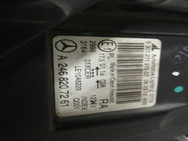 Foto 2ª: Faro Derecho Mercedes Clase B 150 651901 (2012)