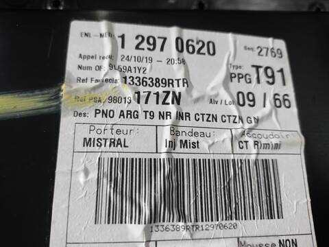 Foto 3ª: Tapizados Cartoneras Peugeot 308 ACTIVE 110CV [HNZ / HNP] (2013)