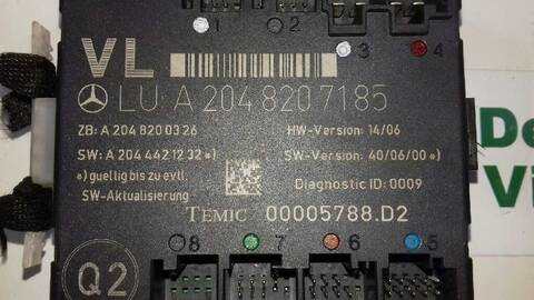 Foto 2ª: Centralita Cierre Centralizado Mercedes Clase C 160 C 320 CDI 4-MATIC 204.089) BERLINA 224CV 165KW [OM642961] (2007)