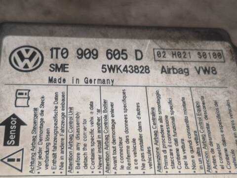 Foto 2ª: Centralita Airbag Volkswagen Touran BKD (2007)