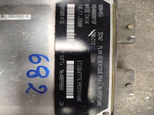 Foto 3ª: Centralita Motor ECU Peugeot 206 VERSION INDEFINIDA (1998)