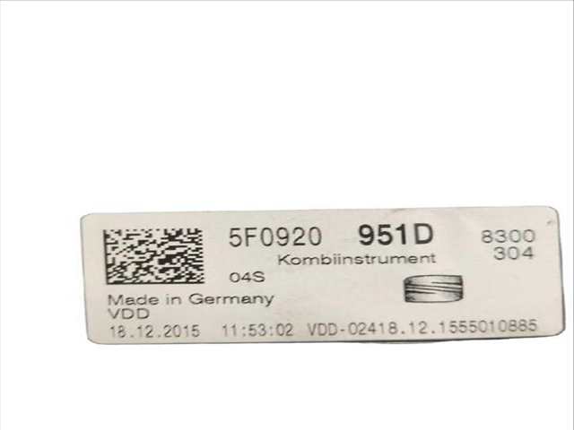 Foto 3ª: Cuadro de Instrumentos Seat Leon 2.0 TDI 184CV (2012)