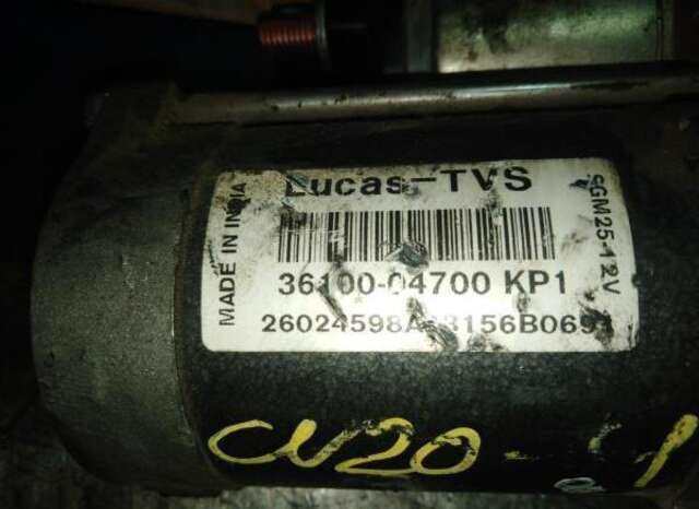 Motor de Arranque Hyundai i10 1.0 BASIS [1.0 LTR. - 49 KW CAT]