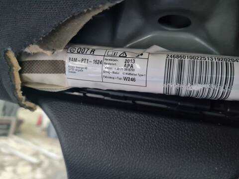 Airbag Cortina Delantero Derecho Mercedes Clase B 150 B 180 CDI BE 246.200) 109CV 80KW