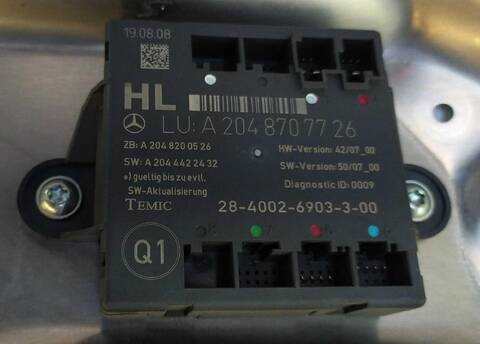 Elevalunas Manual Trasero Derecho Mercedes Clase C 160 C 220 CDI 204.008)
