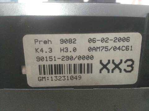 Foto 3ª: Mando Climatizador Opel Zafira COSMO 120CV 88KW [Z19DT] (2006)