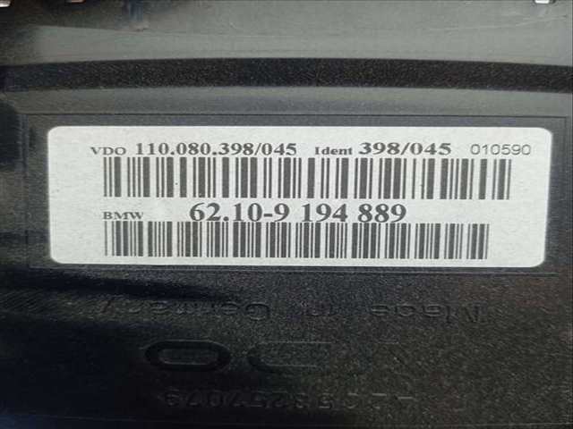 Foto 2ª: Cuadro de Instrumentos Bmw Serie 5 518 3.0 TD CAT BERLINA 235CV 173KW [306D3] (2008)