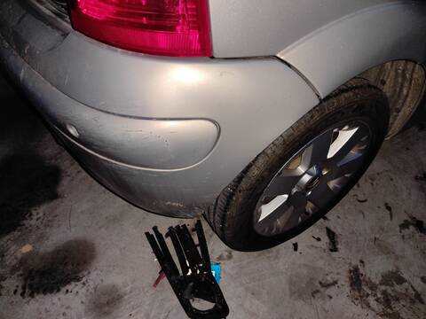 Foto 3ª: Paragolpes Trasero Citroen C3 8HZ (2009)