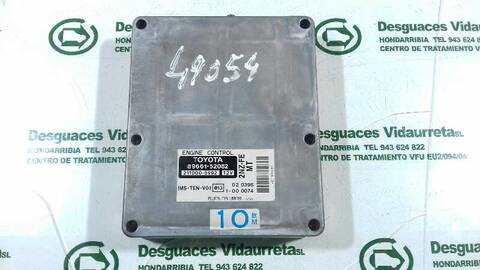 Centralita Motor ECU Toyota Yaris 1.3 16V CAT 86CV 63KW