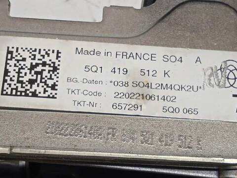 Foto 4ª: Columna Dirección Skoda Kodiaq 2.0 TDI 150CV 110KW [DTSB] (2021)