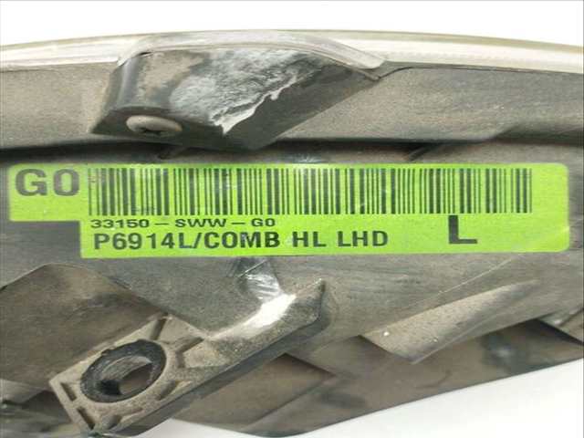 Foto 3ª: Faro Izquierdo Honda Crv ELEGANCE 140CV 103KW RE) [N22A2] (2007)