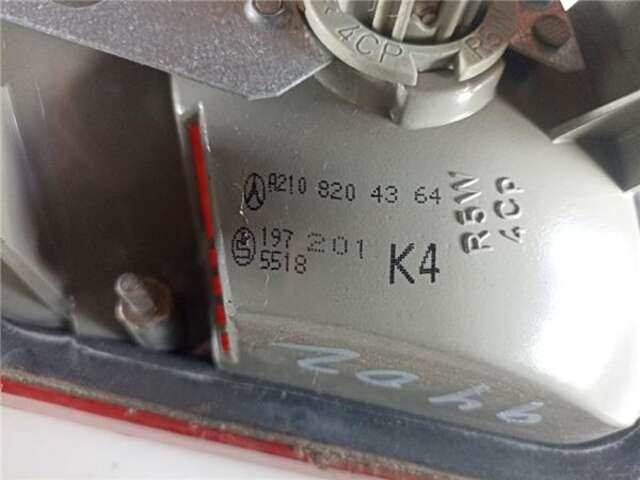 Foto 3ª: Piloto Trasero Izquierdo Mercedes Clase E 180 2.2 200 CDI (210.007) [2.2 LTR. - 75 KW CDI CAT] [D]