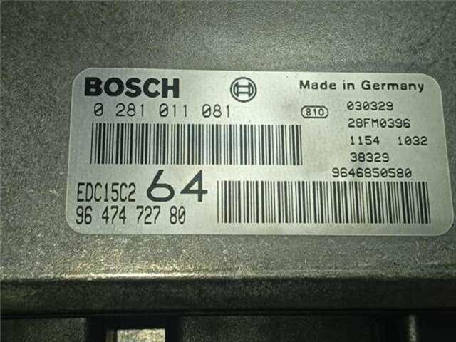 Foto 2ª: Centralita Motor ECU Peugeot 307 2.0 HDI 110 [RHS (DW10ATED4)]