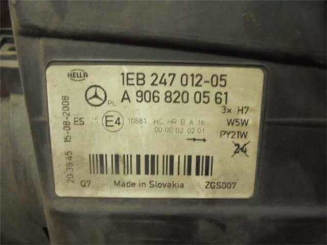 Foto 2ª: Faro Izquierdo Mercedes Sprinter 213 CDI [OM 646.986]