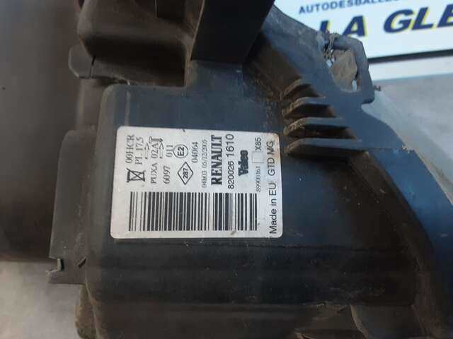 Foto 2ª: Faro Izquierdo Renault Clio 1.45 16V100CV [K4J 780] (2006)