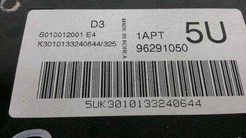 Foto 3ª: Centralita Motor ECU Daewoo Matiz 63CV 46KW (1997)