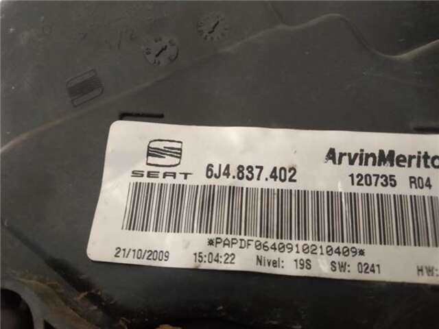 Foto 3ª: Elevalunas Eléctrico Delantero Derecho Seat Ibiza 1.6 TDI [CAYB]
