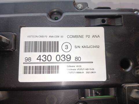 Foto 3ª: Cuadro de Instrumentos Peugeot 2008 1.5 BLUEHDI 110 UDYHSK) 110CV 81KW [YHS (DV5RCE)] (2021)