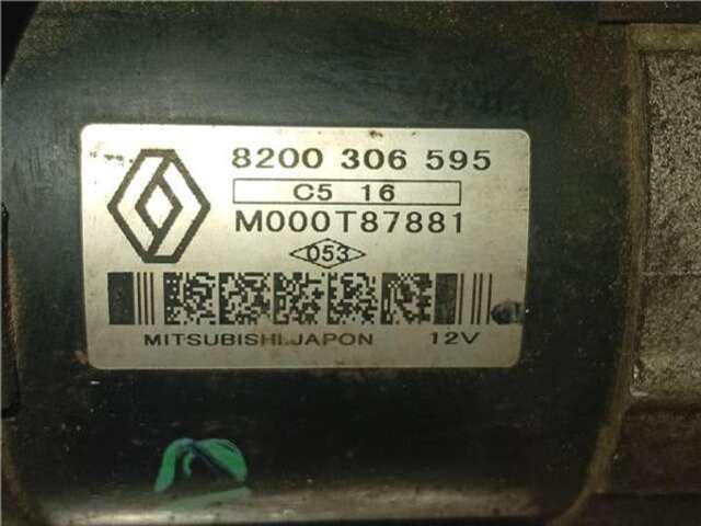Foto 2ª: Motor de Arranque Renault Scenic 1.5 DCI (JM02. JM13) (JM)(2003-_) [K9K 728]