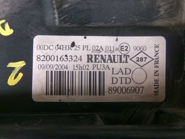 Foto 3ª: Faro Derecho Renault Laguna 2.0 G RANCHERA,2001-2007 [F4RJ7] (2004)