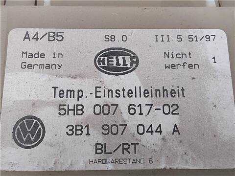 Foto 3ª: Mando Climatizador Volkswagen Passat 2.8 V6 SYNCRO/4MOTION BERLINA 193CV 142KW [ACK] (1998)