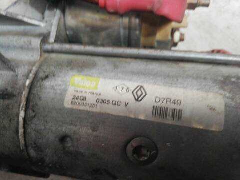 Foto 3ª: Motor de Arranque Renault Scenic F9Q812 JM) (2003)
