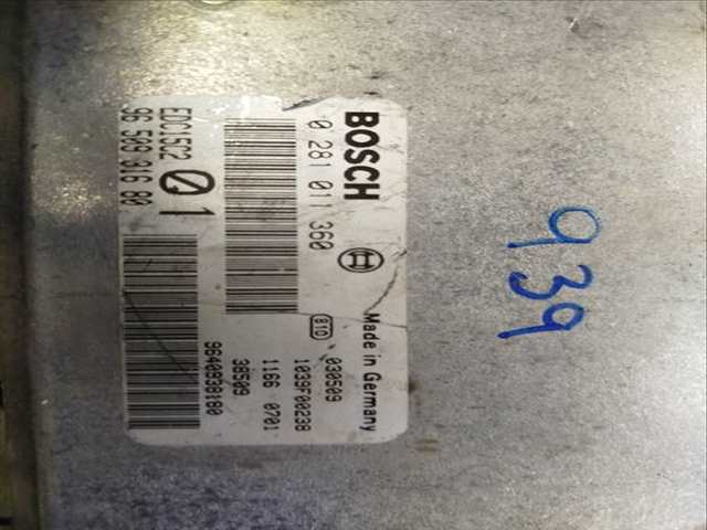 Foto 2ª: Centralita Motor ECU Peugeot 406 COUPE (2001)