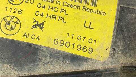 Foto 4ª: Faro Izquierdo Bmw Serie 3 315 316TI 115CV 85KW [N42B18A] (2001)