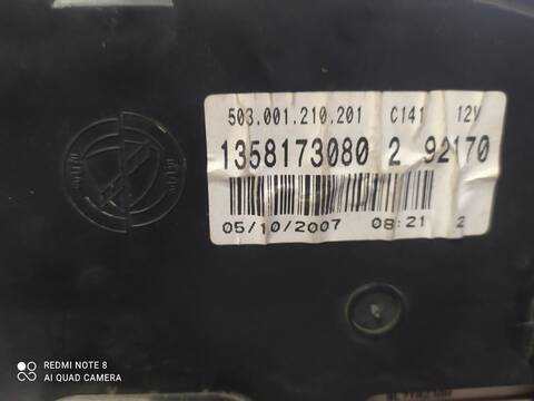 Foto 4ª: Cuadro de Instrumentos Citroen Jumper 30 L1H1 HDI 100 101CV 74KW CAJA CERRADA [4HV] (2007)