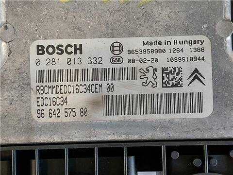 Foto 3ª: Centralita Motor ECU Peugeot 407 1.6 CONFORT 109CV 80KW [9HZ (DV6TED4)] (2008)