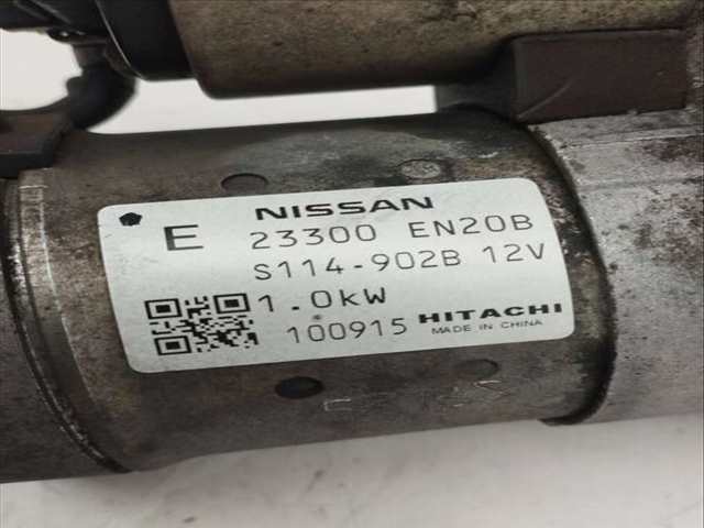 Foto 2ª: Motor de Arranque Nissan Qashqai 2.0 16V CAT 141CV 104KW [MR20DE] (2011)