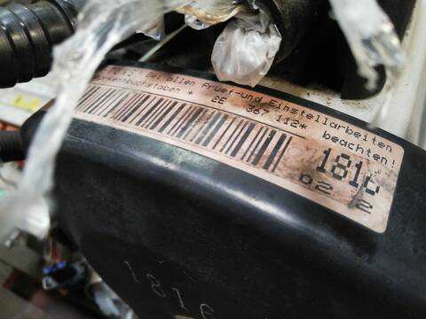 Foto 3ª: Motor Completo Volkswagen Golf 2E (1993)