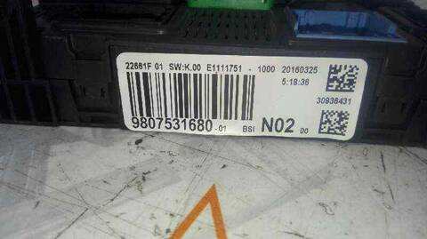 Caja Reles Fusibles Peugeot 208 ACCESS 75CV 55KW