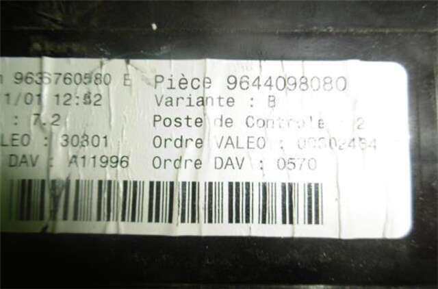 Caja Reles Fusibles Peugeot 307 2.0 HDI 90