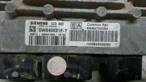 Foto 2ª: Centralita Motor ECU Citroen C3 1.4 HDI SX PLUS 68CV 50KW [8HX] (2002)