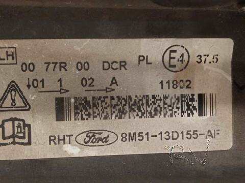 Foto 4ª: Faro Izquierdo Ford Focus TREND 109CV 80KW [G8DB] (2010)