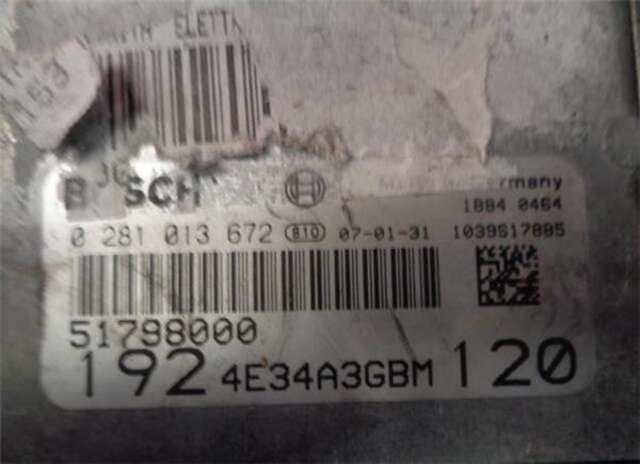 Foto 3ª: Centralita Motor ECU Fiat Stilo 1.9 D MULTIJET [192 A8.000]