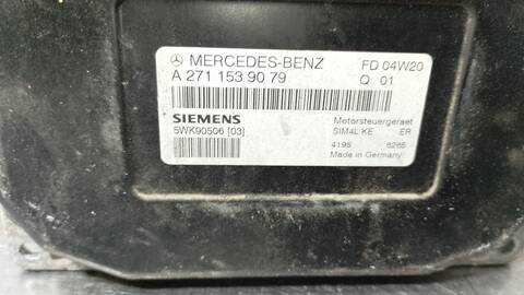 Foto 4ª: Centralita Motor ECU Mercedes Clase C 160 180 COMPRESSOR 203.046) BERLINA 143CV 105KW [M271946] (2004)