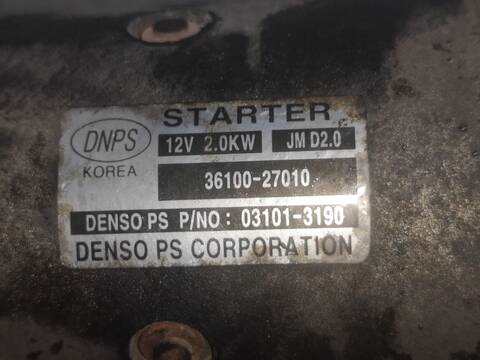 Motor de Arranque Hyundai Santa Fe D4EB