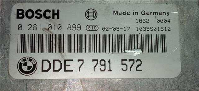 Centralita Motor ECU Bmw Serie 7 720 4.0 740D [4.0 LTR. - 190 KW TURBODIESEL CAT]
