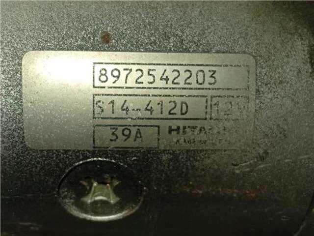 Foto 2ª: Motor de Arranque Opel Vectra 3.0 ELEGANCE [3.0 LTR. - 130 KW V6 CDTI CAT (Y 30 DT - LB5)]