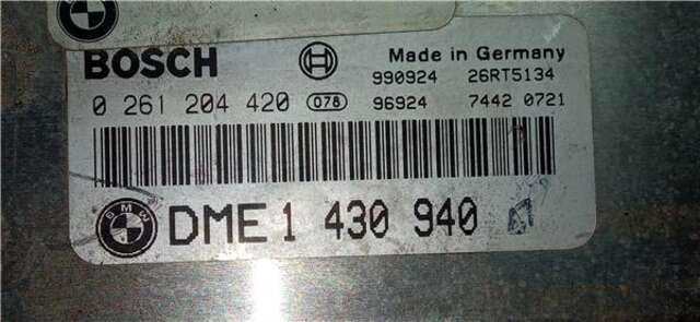 Centralita Motor ECU Bmw Serie 3 315 1.9 316I [1.9 LTR. - 77 KW CAT]