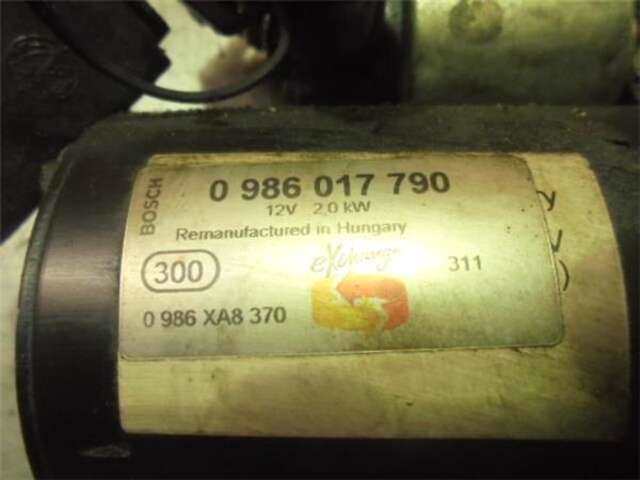 Foto 3ª: Motor de Arranque Alfa Romeo 146 1.9 JTD [1.9 LTR. - 77 KW JTD CAT] [AR 32302]