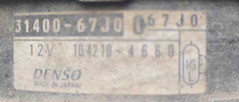 Foto 2ª: Alternador Suzuki Grand Vitara 1.9 DDIS JB419WD JB419XD) (2005)