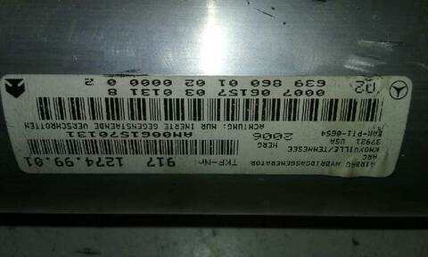 Foto 2ª: Airbag Delantero Derecho Mercedes Vito 2.1 CDI CAT 109CV 80KW (2005)