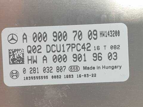 Foto 3ª: Centralita Motor ECU Mercedes Vito 114-116 CDI 119 CDI-BT LANG 447.703) 113CV 83KW (2019)