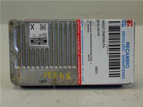Centralita Motor ECU Toyota Yaris 1.5 NCP93) 109CV 80KW