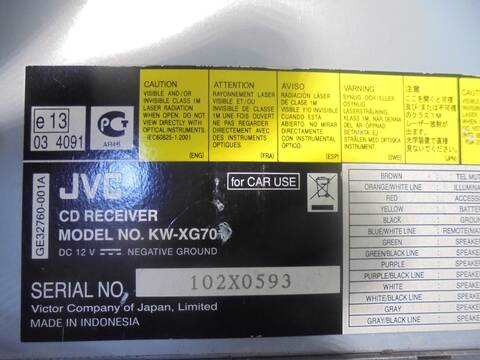 Foto 3ª: Sistema Audio Radio CD Kia Rio 1.5 CRDI ACTIVE 110CV 81KW [D4FA] (2006)